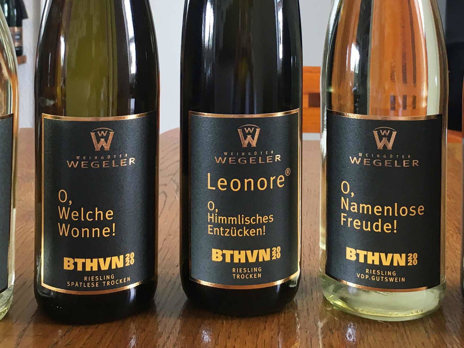 Die Beethoven-Kollektion der Weingüter Wegeler