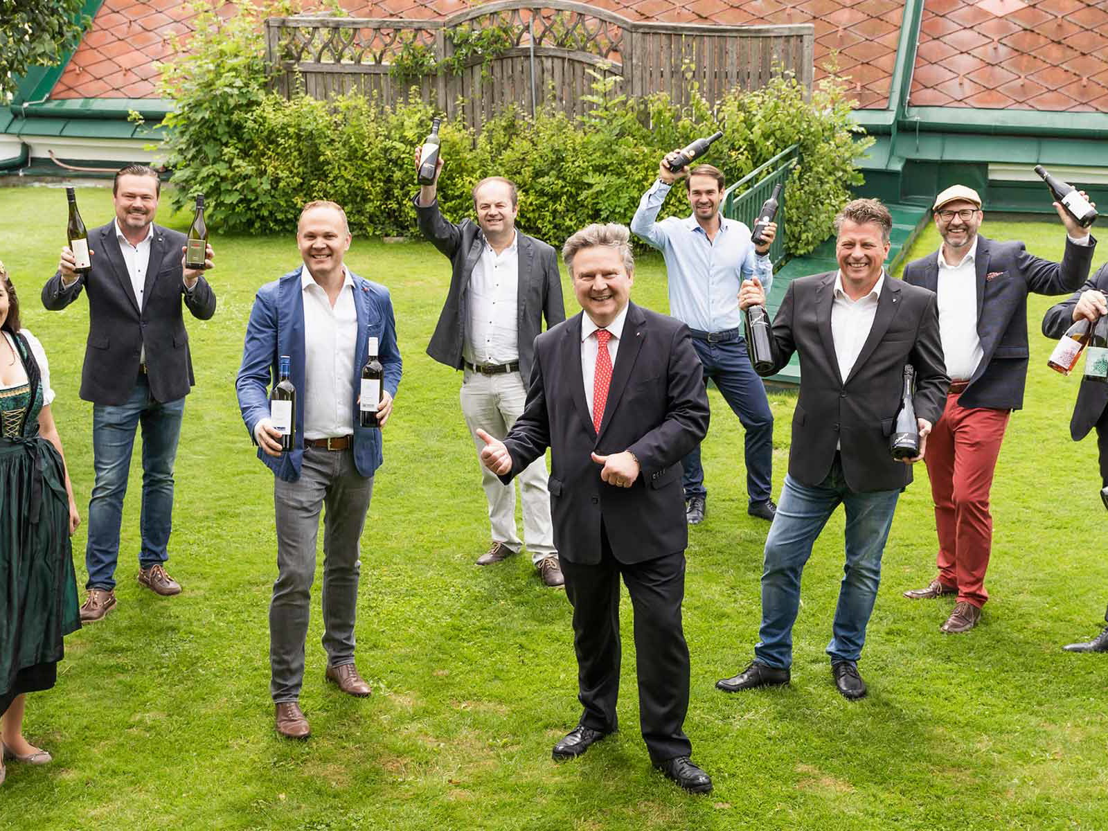 Bürgermeister Michael Ludwig mit den Landessiegern.