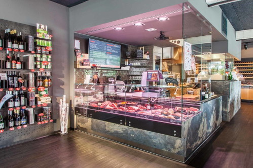 Ungewöhnlich für einen Versender: Beim Männermetzger des Online-Anbieters Otto Gourmet kann man sein Fleisch auch an der Theke kaufen. Zusätzlich finden Tastings statt.