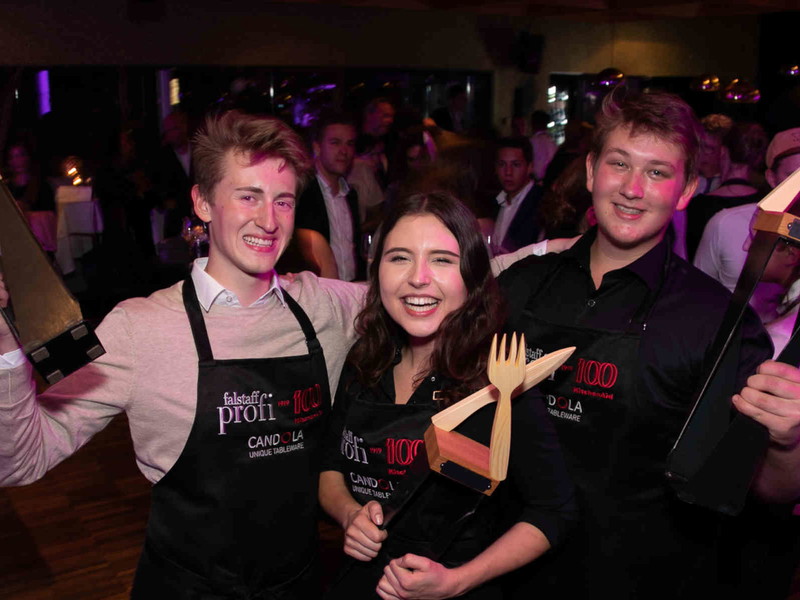 Die Gewinner 2019: 3. Platz Maximilian Plötz, Siegerin Jaimy Reisinger und 2. Platz Nikolaus Tolinger.