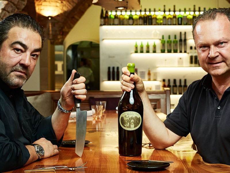 Juan (Hans) Amador und Fritz Wieninger