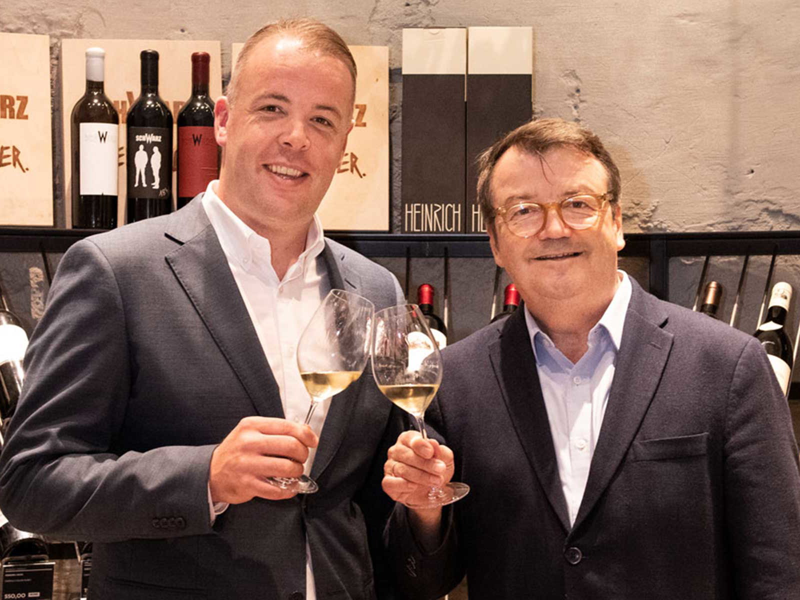 Leopold Schneemann mit Willi Klinger