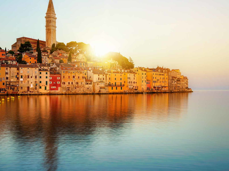 Romantisches Rovinj: Der malerische Küstenort zählt zu den schönsten Städten Istriens.