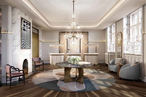 Die zukünftige Rezeption im »Mandarin Oriental, Vienna«.