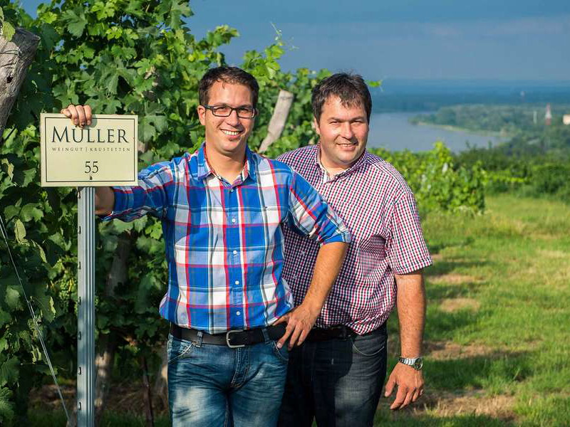 Stefan (l.) und Leopold Müller