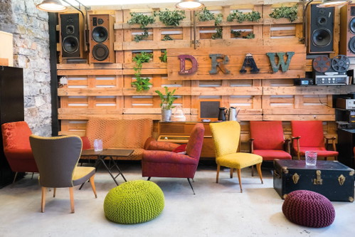 Im neuen Szene-restaurant »Draw« werden Speisen...