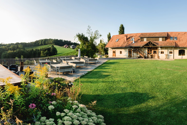 Das Weingut Pongratz in Gamlitz – Kranachberg, Südsteiermark, Österreich.