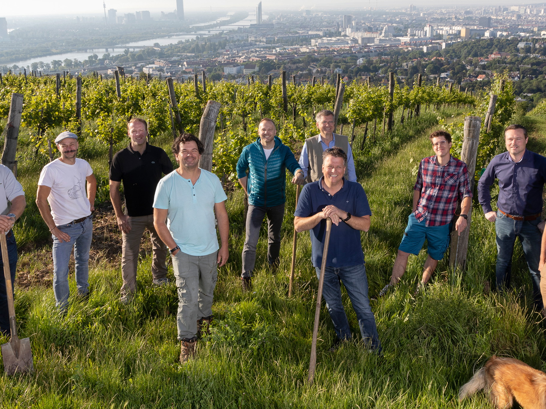 Die »WienWein-Winzer« und ihre Kooperationspartner.