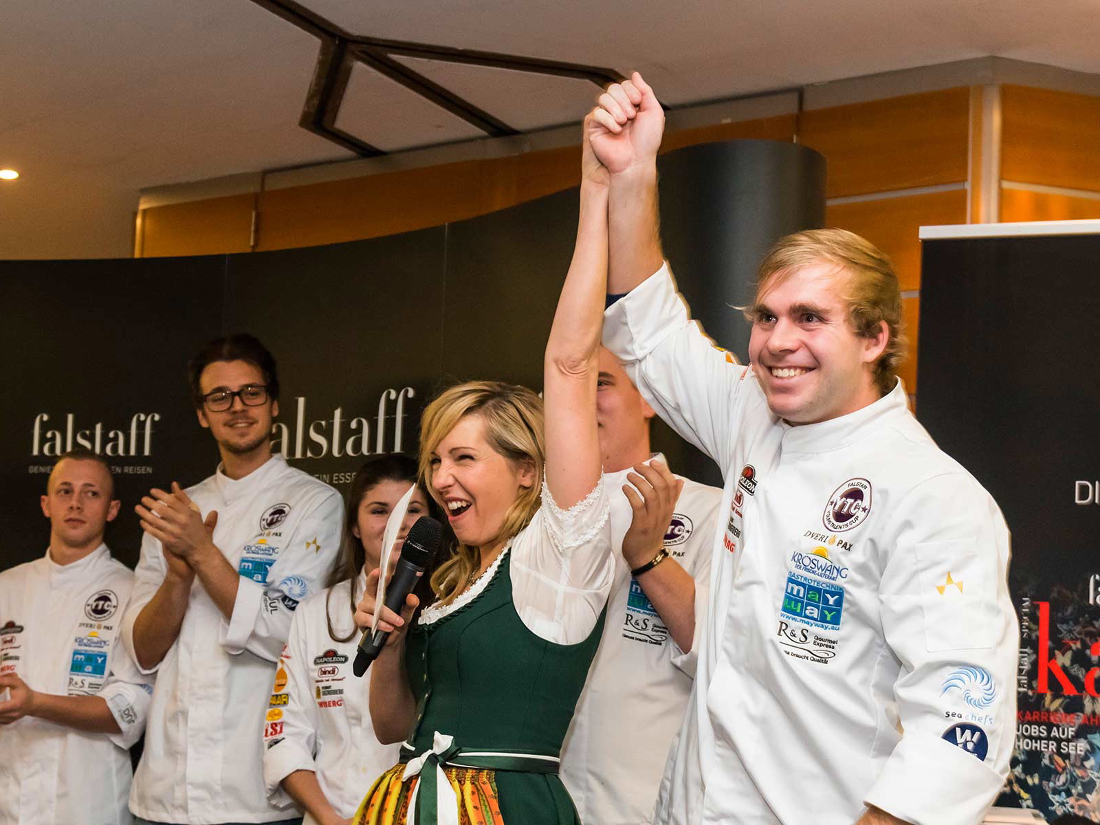 Falstaff Young Talents Cup Gewinner Hermann Retzer bei der Siegerehrung 2016.