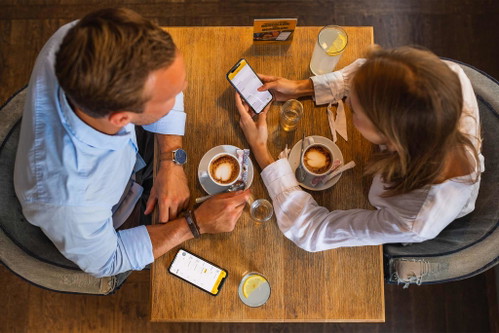 Mittagstisch und Happy Hour. Die »getsby-App« verkürzt die Wartezeiten bei großem Andrang.