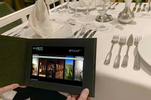 Informativ und praktisch. Die digitale Weinkarte von »TabletCard«.