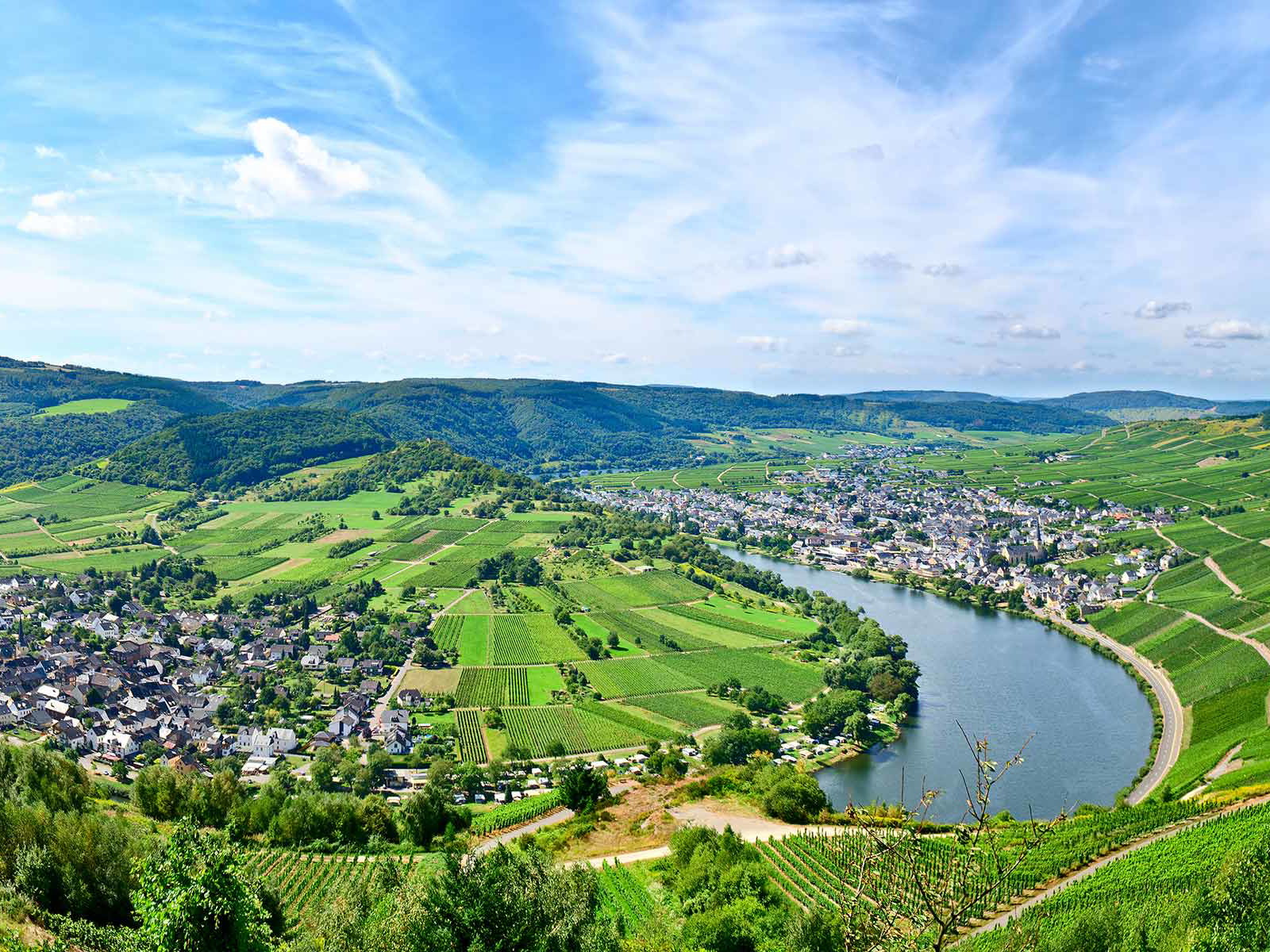 Nicht nur von der Moselschleife kommen hervorragende Rieslinge.