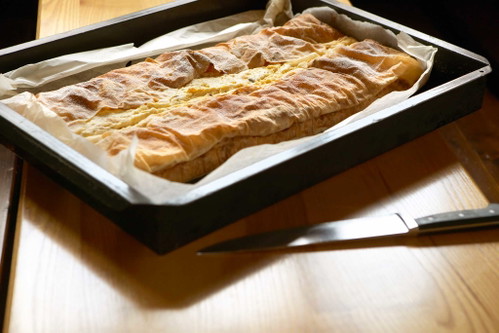 Strudel beim Heurigen Edlmoser