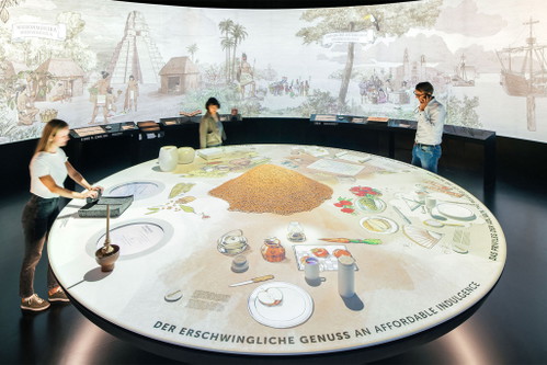 Der Ausstellungsrraum «Chocolate History»
