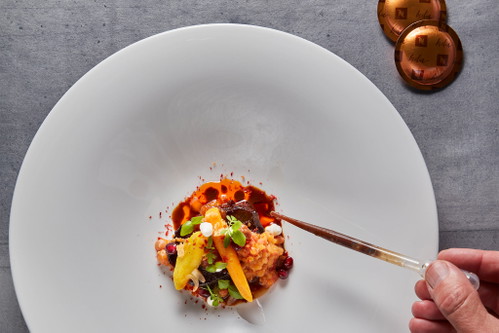 Heiko Nieder: Geschmortes Rind mit indischen Gewürzen und -Aromen mit Nespresso Origin India