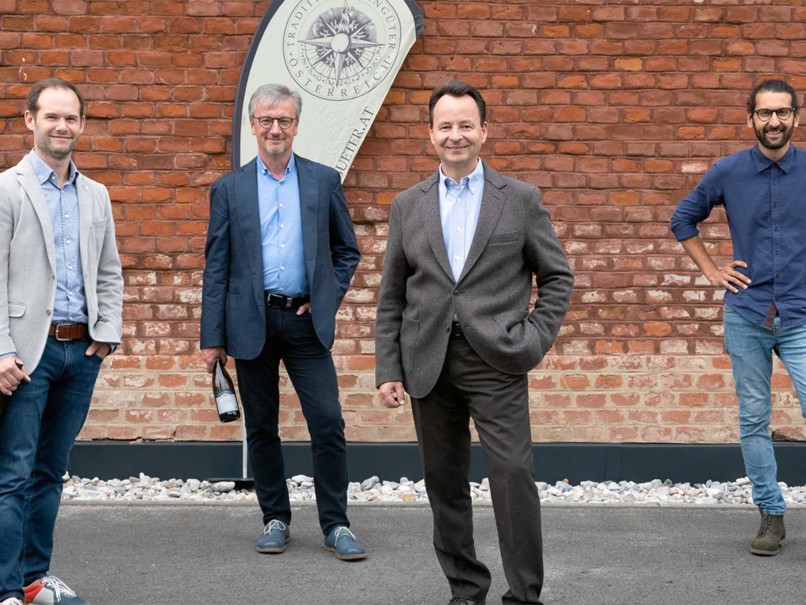 ÖTW-Obmann Michael Moosbrugger (2.v.r.) mit Josef Ehmoser, Tom Dockner, Josef Fritz und Martin Diwald (v.l.)