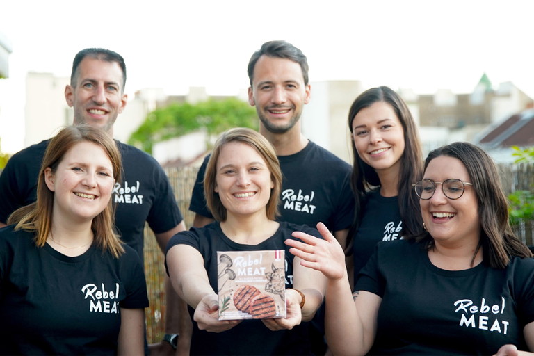 Das Team von Rebel Meat vereint ein gemeinsames Ziel.