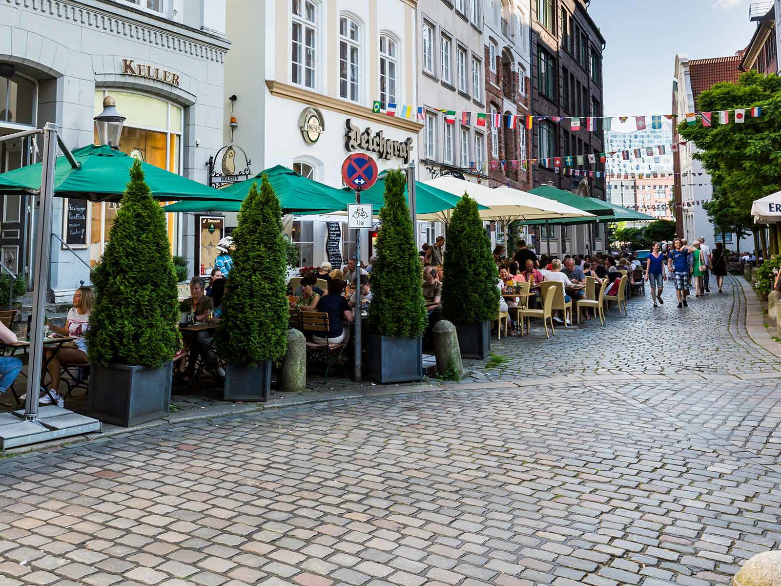 In vielen Ländern haben die Gastgärten schon jetzt das ganze Jahr über geöffnet.