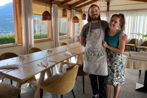 Die Gastgeber Teresa und Levin