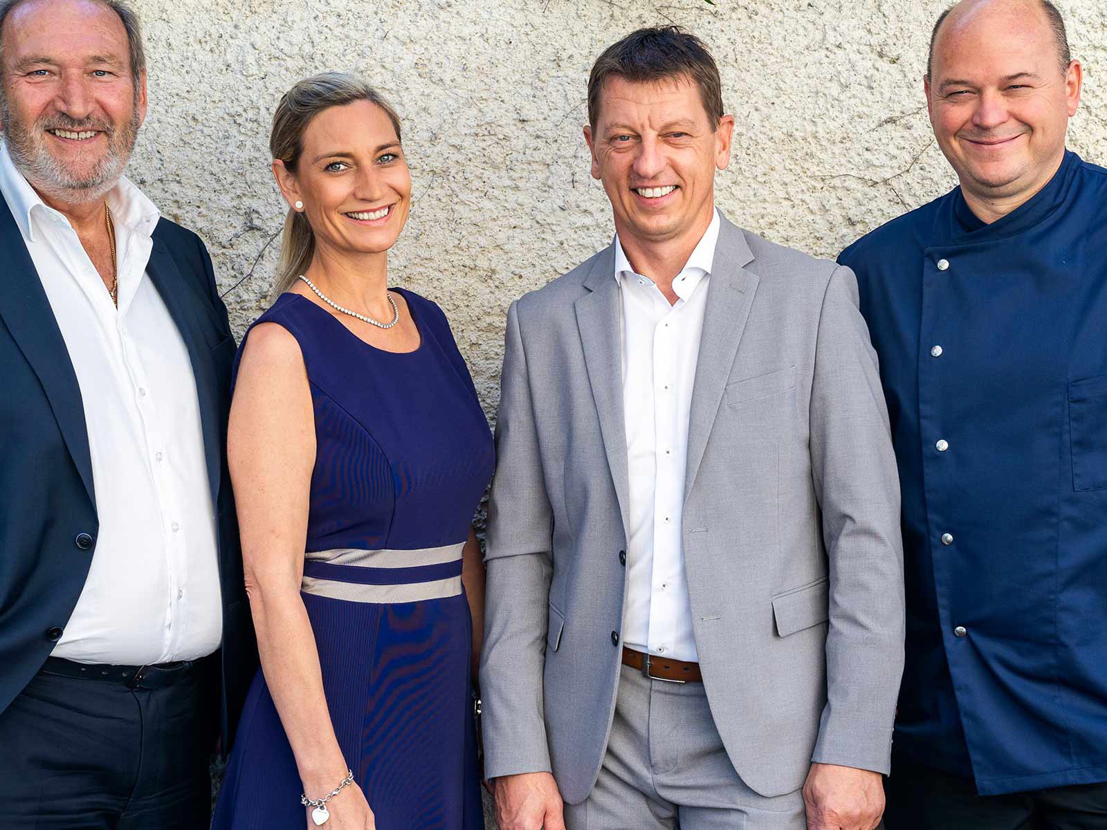 Walter und Alexandra Kirnbauer, Thomas Artner und Andreas Fuchs