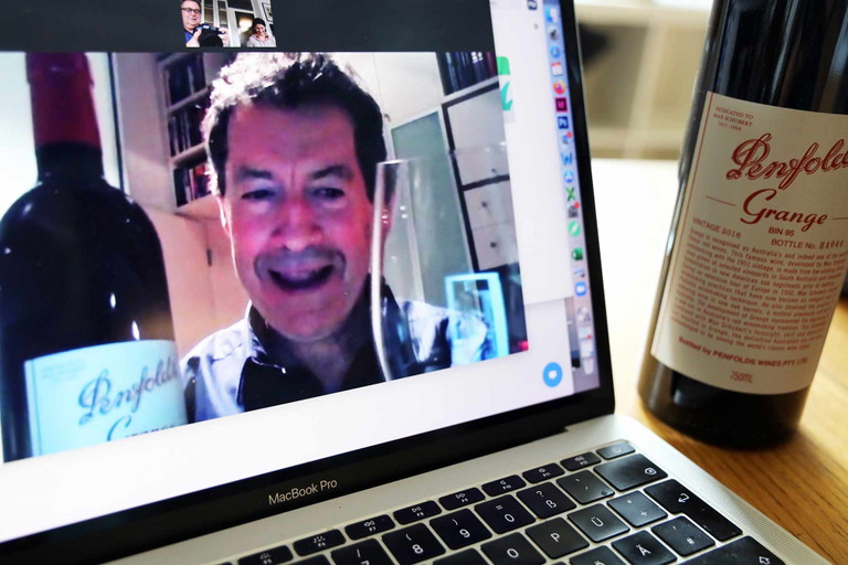 Peter Gago im Zoom-Tasting.