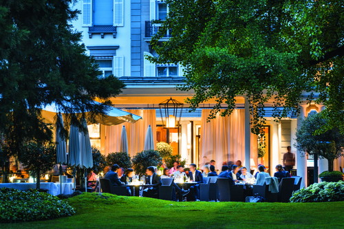 Die Terrasse des «Baur au Lac»