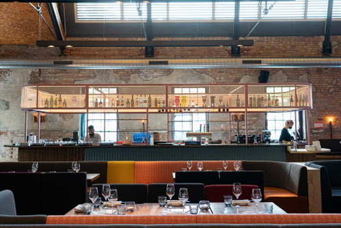 Gedreht und an anderer Stelle: die Bar in der »Bullerei«.