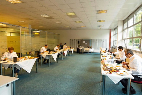 Die Jury des Falstaff Young Talents Cup 2020 in der Kategorie Pâtisserie.