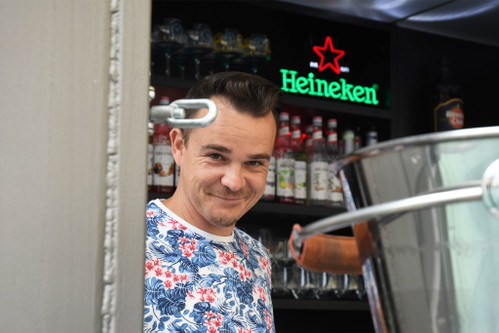 Organisator Dominik Wolf (»Viertel 4«).