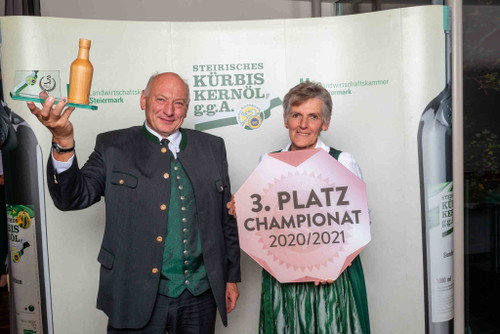 Platz drei ging an Aloisia und Josef Jauk aus Groß St. Florian.