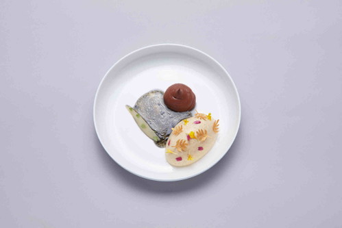 Der Siegerteller Süßspeise «Poire belle Hélène» von Niklas Schneider.