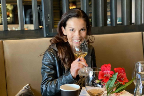 Diplomsommelière Heidi Potzinger.