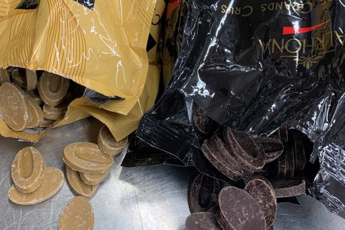 Die köstliche Schokolade von Valrhona wurde von den Finalisten verwendet.