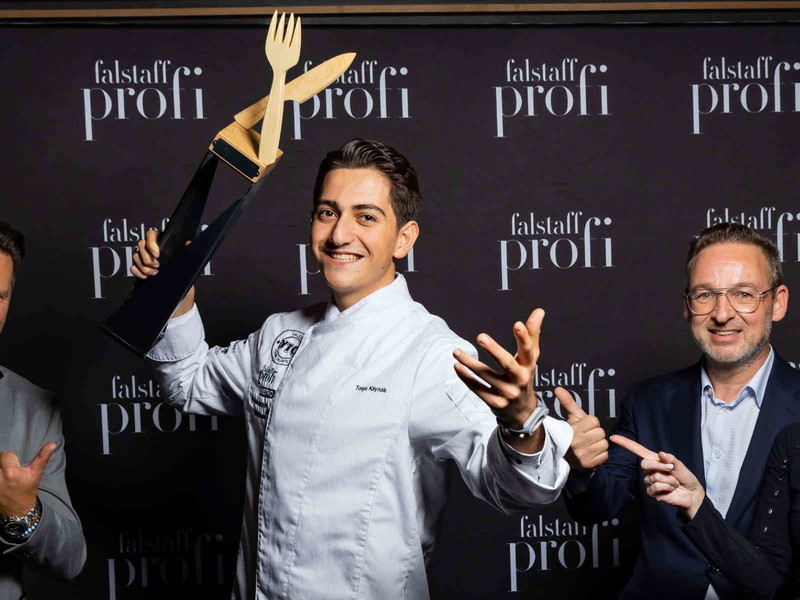 Der Titel »Falstaff Young Talent 2020« im Bereich »Gemüseküche« ging an Tolga Kaynak von der Gastgewerbefachschule am Judenplatz.