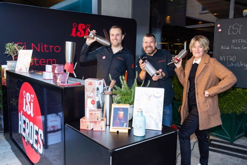Das Team von iSi stellte ihre hochwertigen Produkte vor.