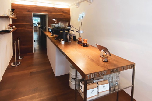 Die Kaffeebar «jusq'a» an der Brunngasse in Bern