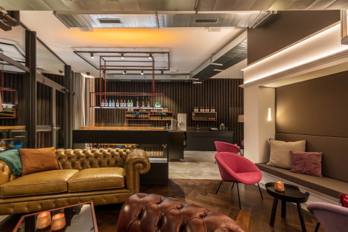 Die Lounge der Distillerie