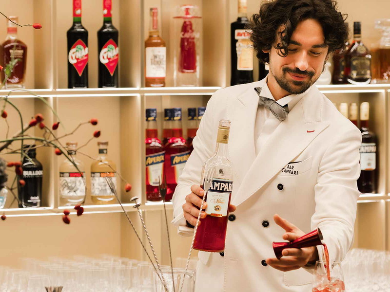 Die »Bar Campari« wurde von den Wienern vom ersten Tag an positiv aufgenommen und gilt als eines der erfolgreichsten Gastronomieprojekte der Stadt.&nbsp;