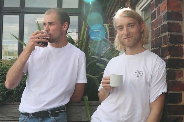Die beiden Blæk-Gründer: Luis Herget und Edgar Kirst (r.).
