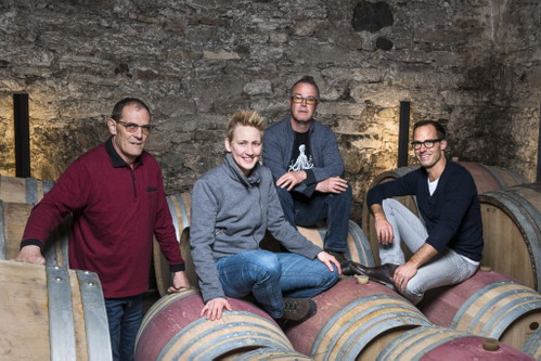Das Team des renommierten Schlossguts Bachtobel (v. l. n. r.):&nbsp;Fazli Llolluni, Ines Rebentrost, Philipp Gfeller und Johannes Meier.