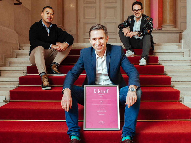 Glenn Estrada, Gerhard Tsai und Reinhard Pohorec von der »Tür 7«