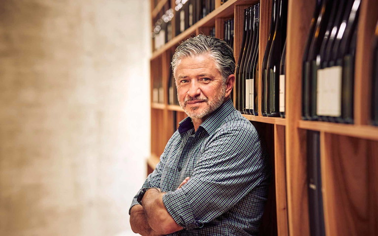 Biowinzer Fred Loimer aus Langenlois ist begeisterter Sekt-Erzeuger.