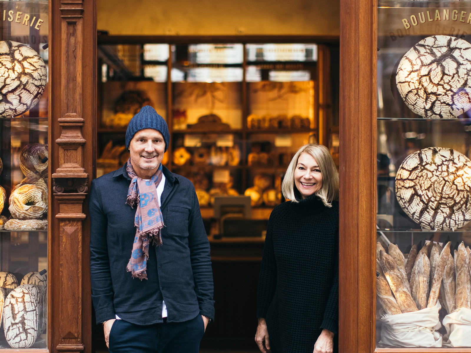 Backen künftig nach 200 Jahre altem Vorbild auf der Mariahilfer Straße: Bernd Schlacher (l.) und Barbara van Melle.