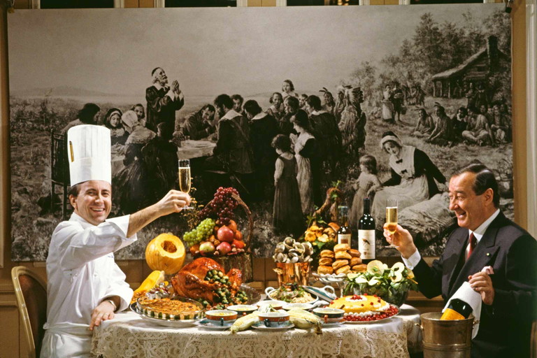 Daniel Boulud (l.) und Sirio Maccioni, Gründer des legendären »Le Cirque« in New York, wo Boulud ab 1982 als Küchenchef werkte.&nbsp;