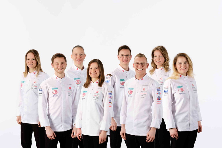 Die neue Schweizer Junioren-Kochnationalmannschaft.