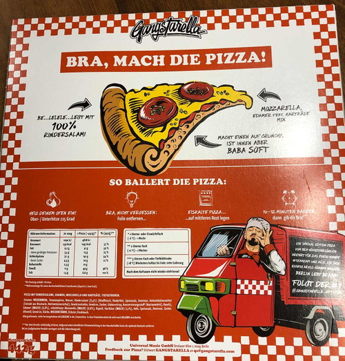 Die Rückseite der Capi-Pizza
