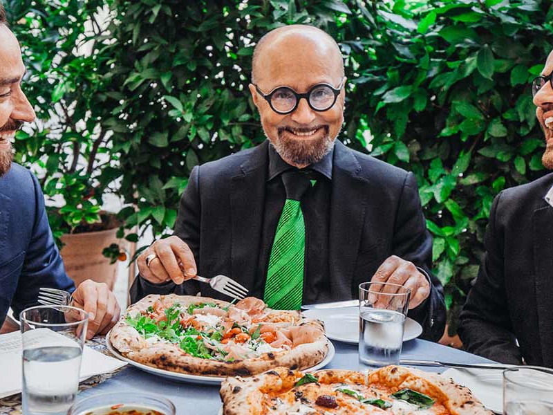 Luigi Barbaro mit seinen Söhnen&nbsp;Antonio und Luigi jun.