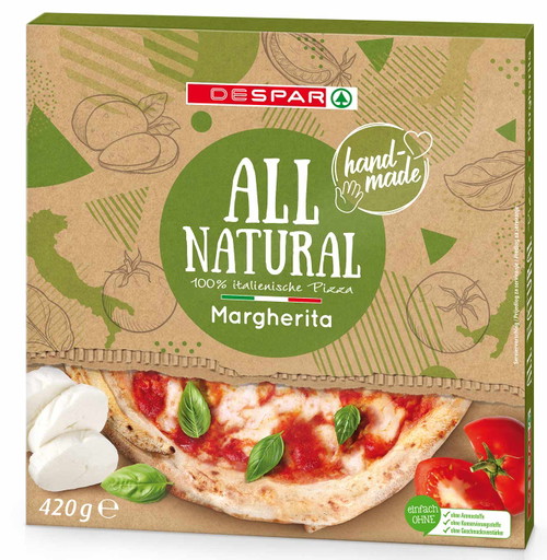 »All Natural« – eigentlich ein nciht notwendiger Anglizismus für so viel italienischen Inhalt