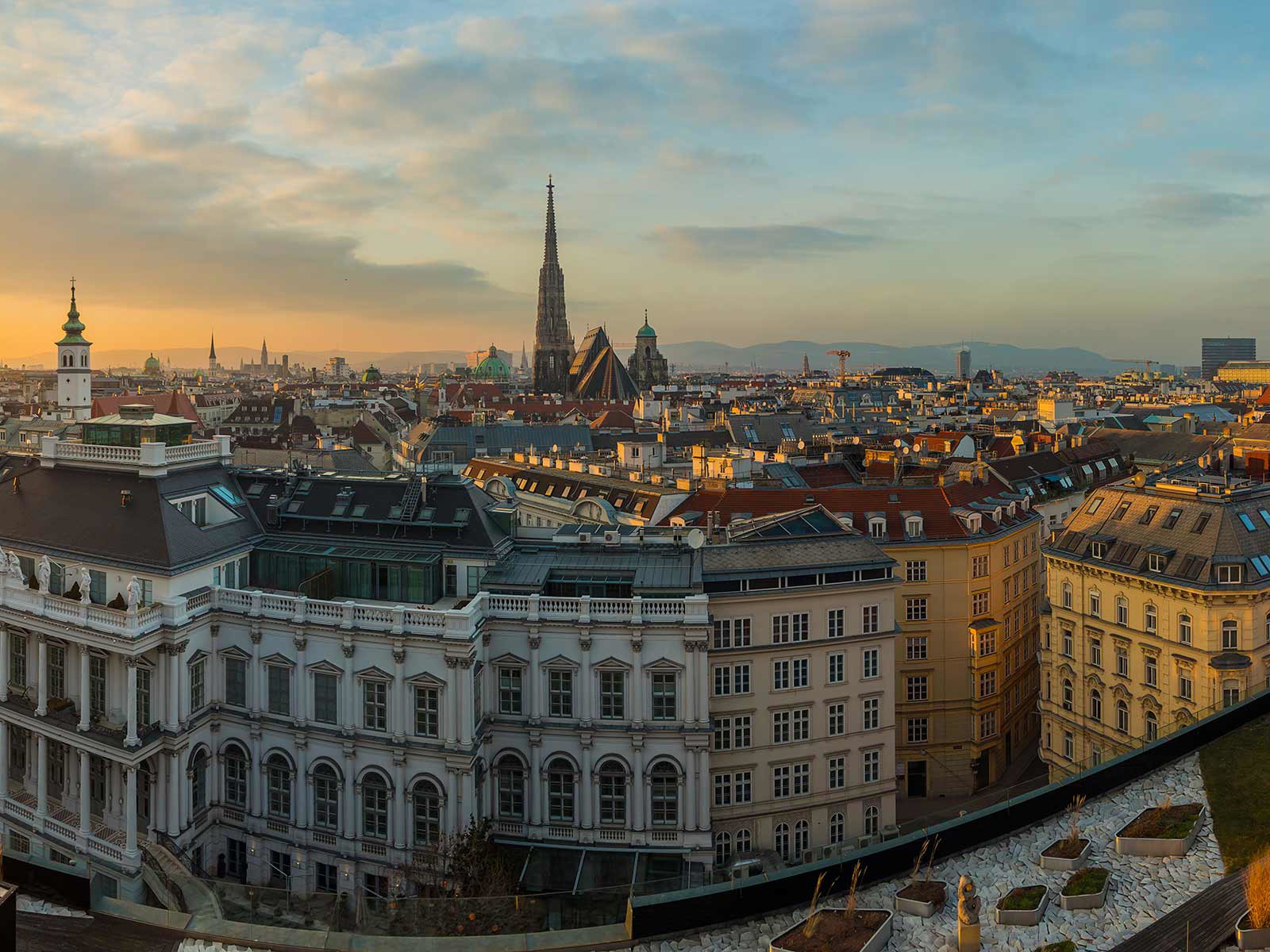 Blick auf Wien