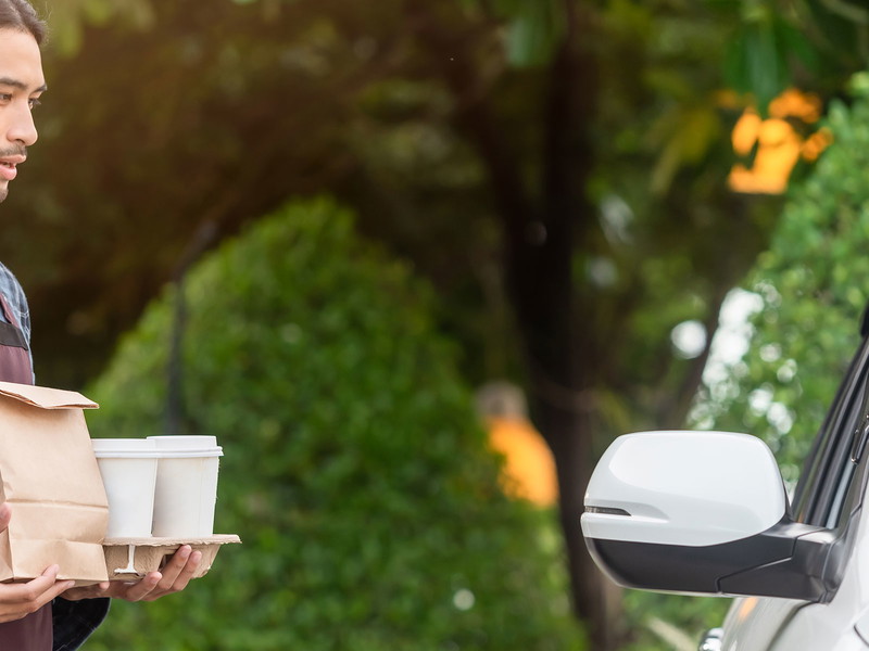Im Lockdown sind Restaurant Drive-Ins eine gute Alternative.